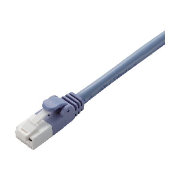 （まとめ）エレコム 爪折れ防止 CAT5E対応LANケーブル ブルー 1.5m LD-CTT/BU15 1本