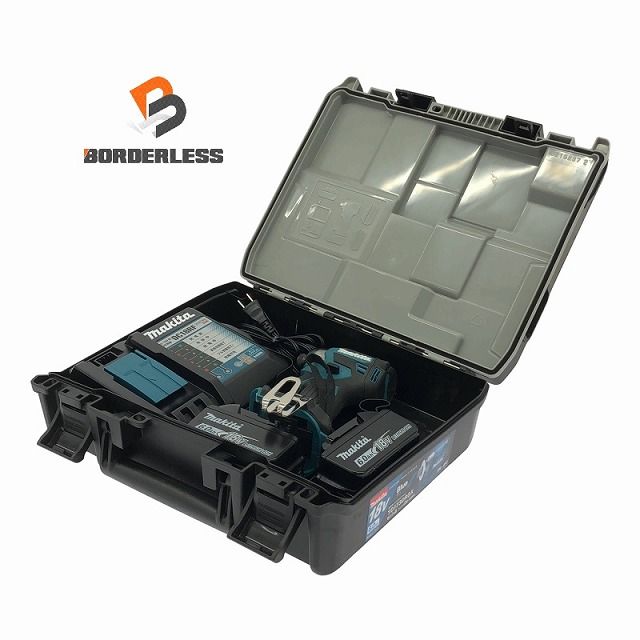 makita マキタ 18V 充電式インパクトドライバー TD173DRGX 青|ブルー バッテリ2個 18V6.0Ah 充電器 ケース付 コードレス