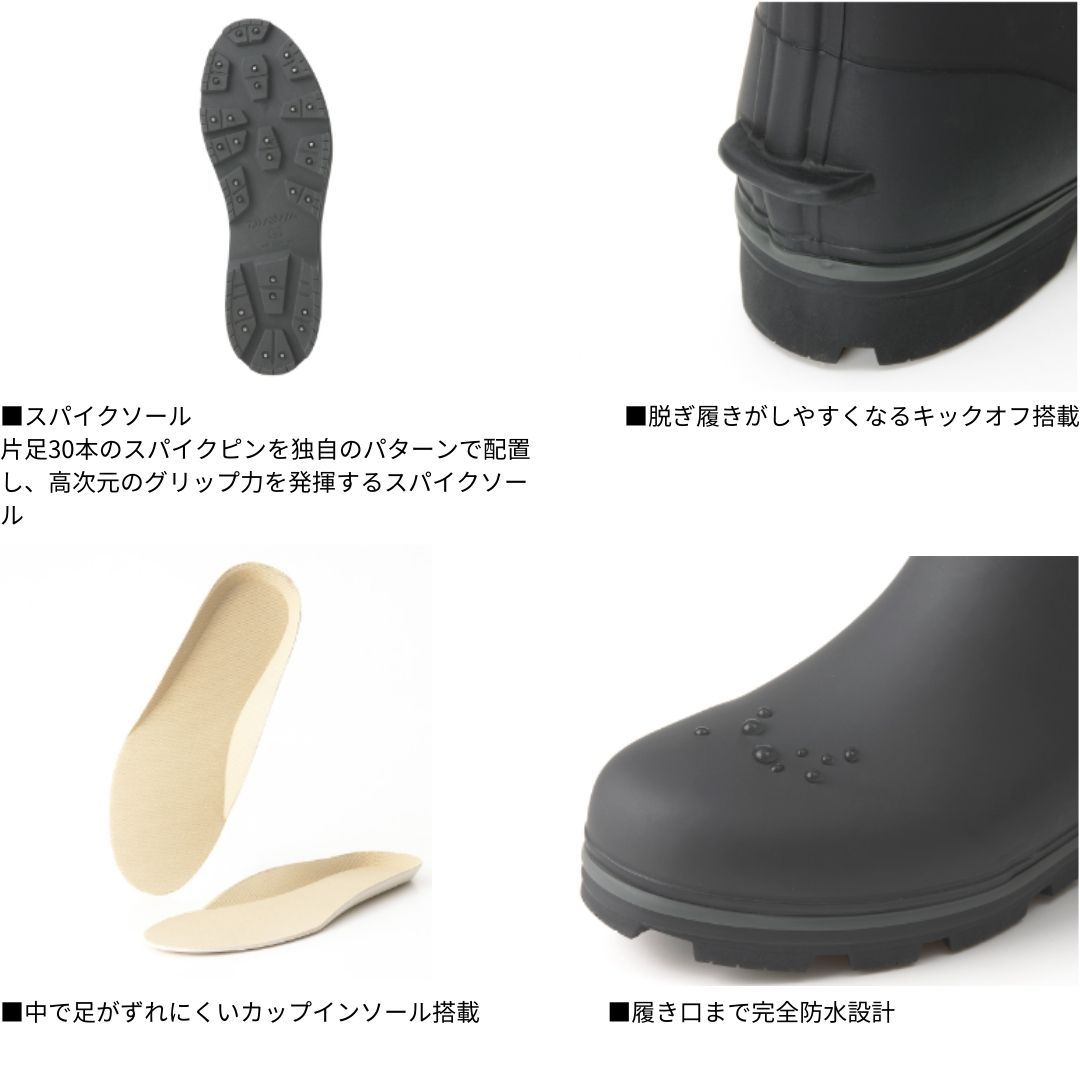 ダイワ FB-3151 フィッシングブーツ カーキ #Mサイズ 25.0～25.5cm