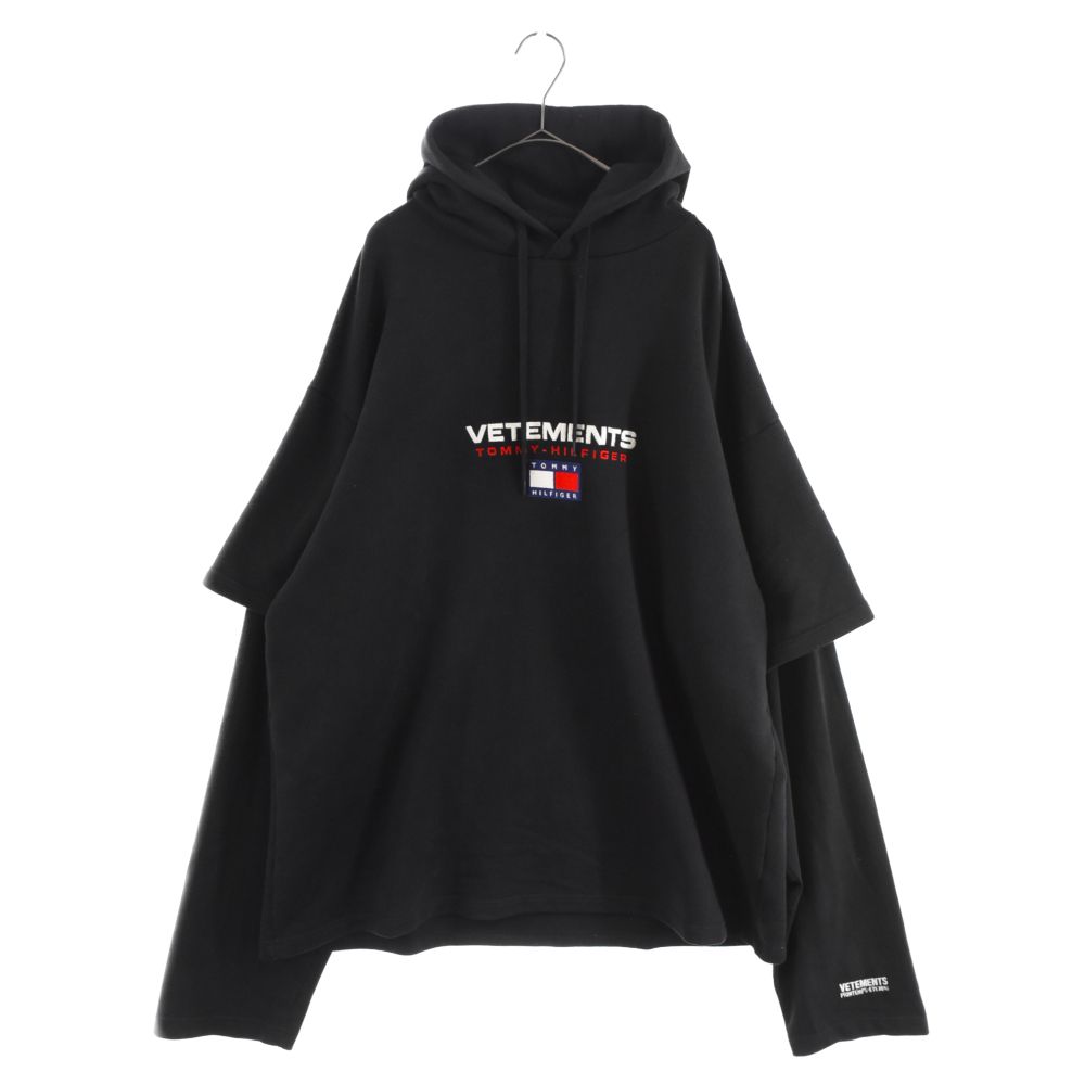 登坂広臣さん愛用ブランド。試着のみ！VETEMENTS.トミーコラボパーカー-