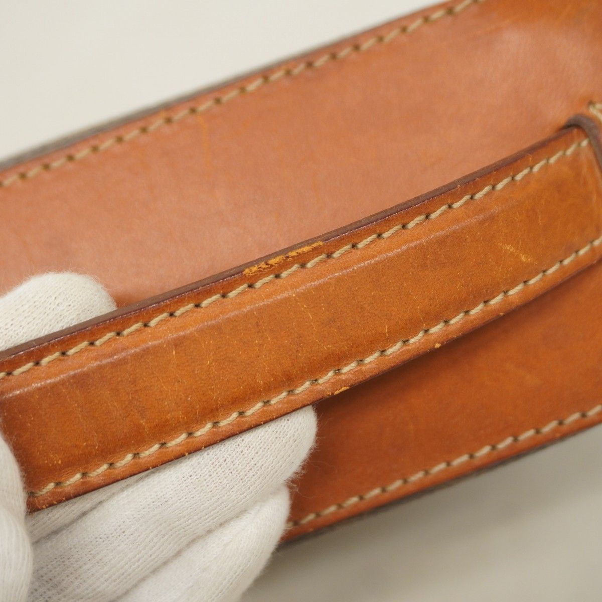 5mb2306-h セリーヌ バニティバッグ マカダム PVC ブラウン ゴールド金具 レディース DECORATOM_COM_BR