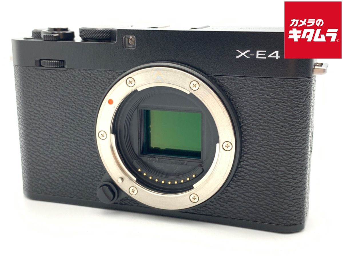 美品 FUJIFILM 富士フィルム X-E4 ボディ ブラック 箱付き おまけ多数