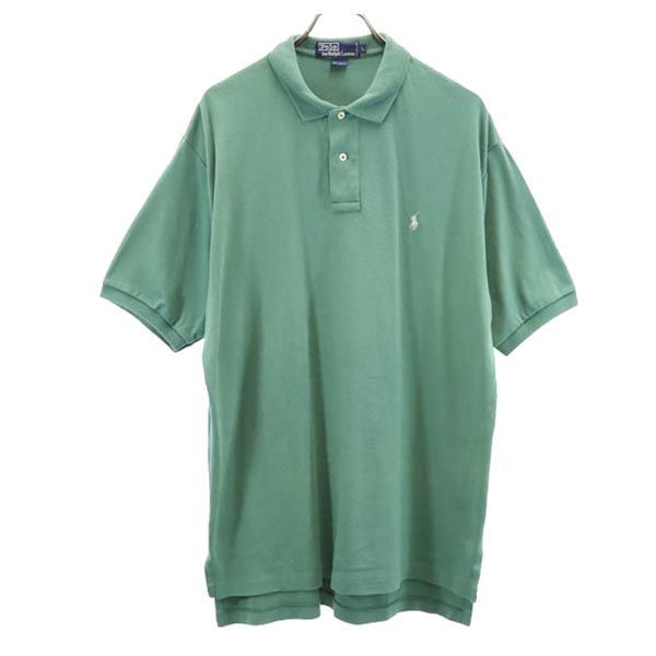 ポロバイラルフローレン 半袖 ポロシャツ L 緑系 Polo by Ralph