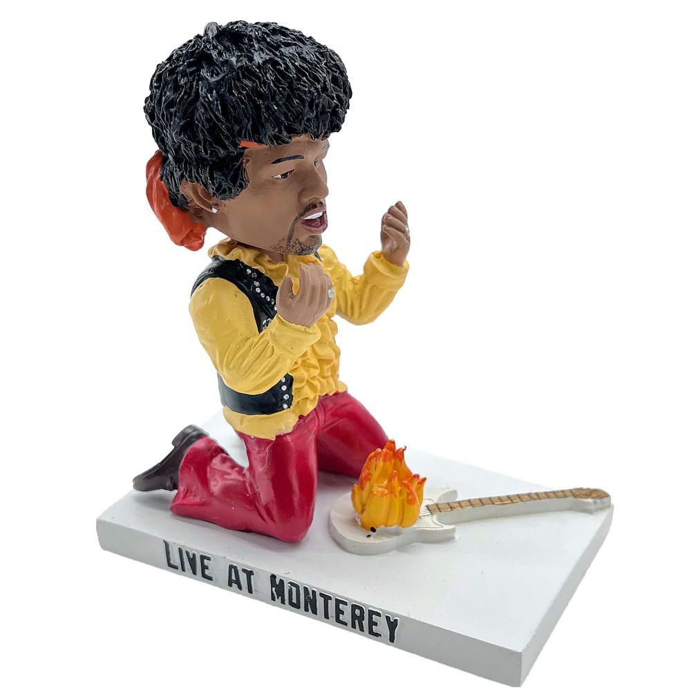 【レア限定品】ジミ・ヘンドリクス ボブルヘッドフィギュア（美品） ジミヘンドリックス JimiHendrix 首振りドール DOLL,フィギュア