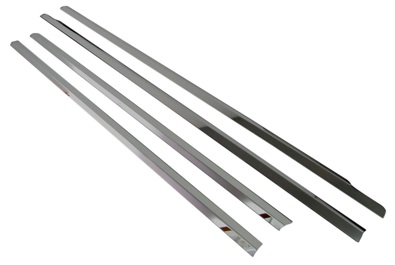 BRIGHTZ エスティマハイブリッド AHR20 超鏡面ステンレスブラックメッキウィンドウモール 4PC 【 WIN-BLA-037 】 AHR R20 20 エスティマ ハイブリッド エスティマハイブリット ハイブリット エステイマ