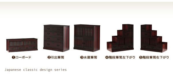 3.水屋箪笥 民芸調家具シリーズ
