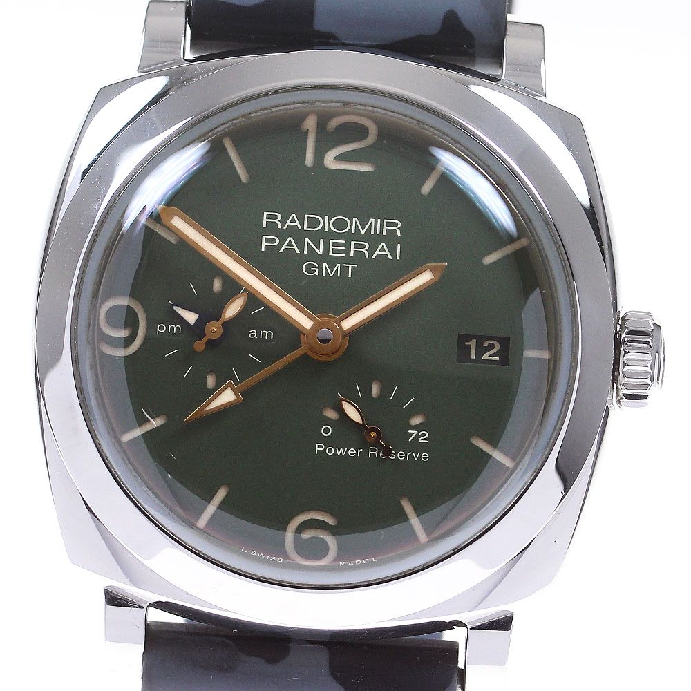 パネライ PANERAI PAM00999 ラジオミール 1940 GMT パワーリザーブ 自動巻き メンズ良品_823461