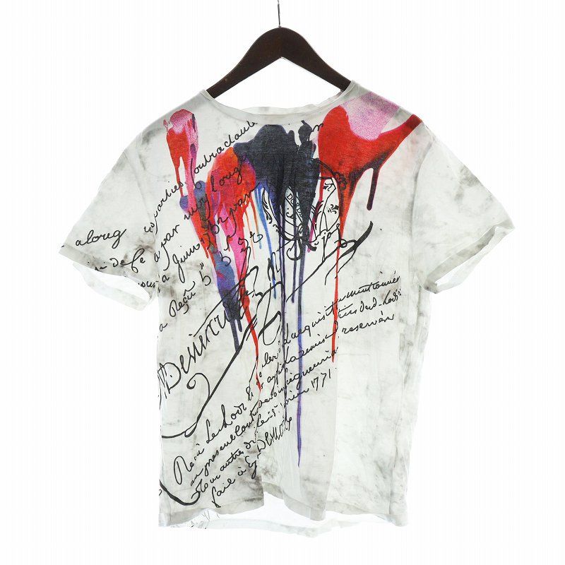 ベルルッティ Berluti Tシャツ カットソー 半袖 ペインティング