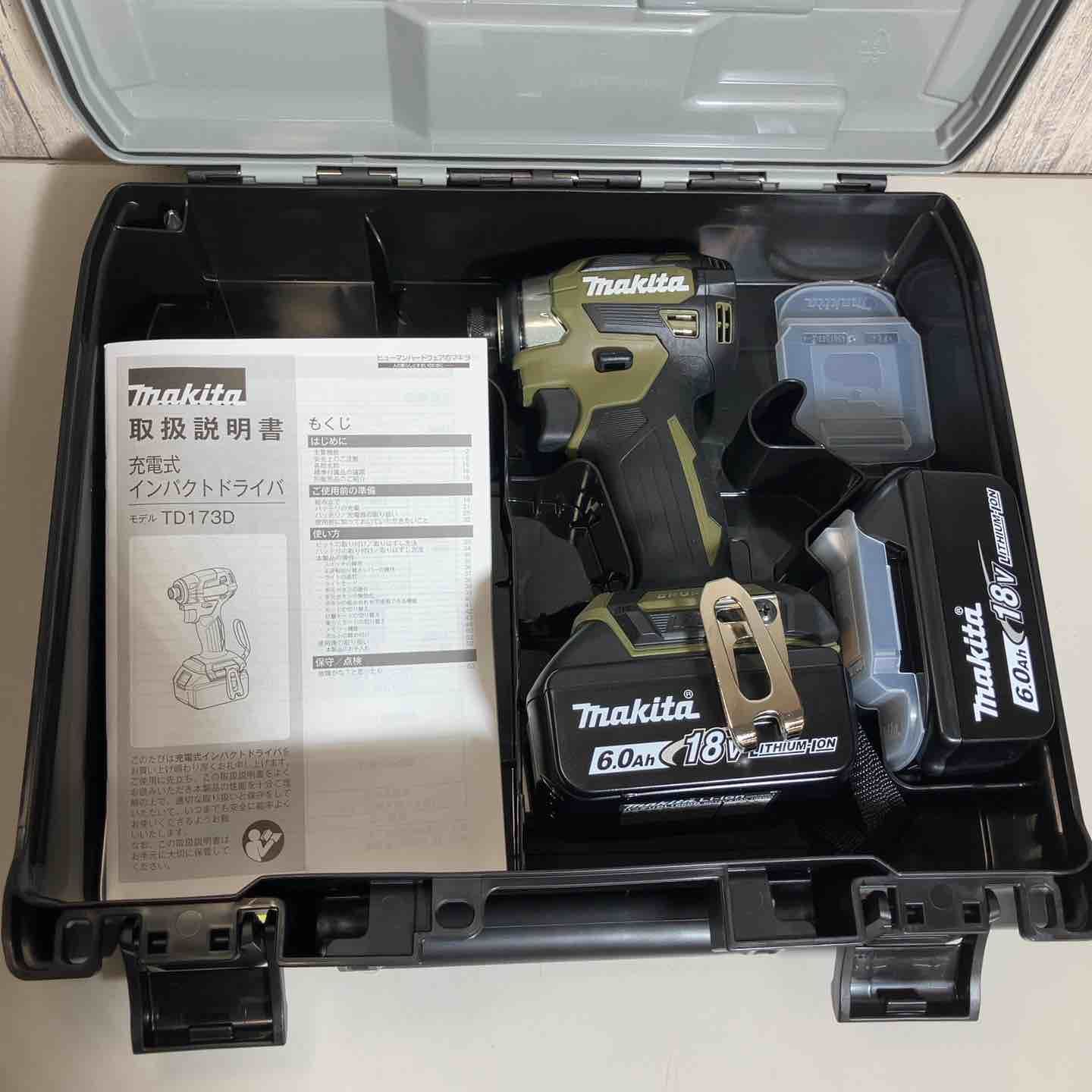 ♥品 マキタ makita コードレス インパクトドライバー TD173DXO オリーブ インパクト 戸田店