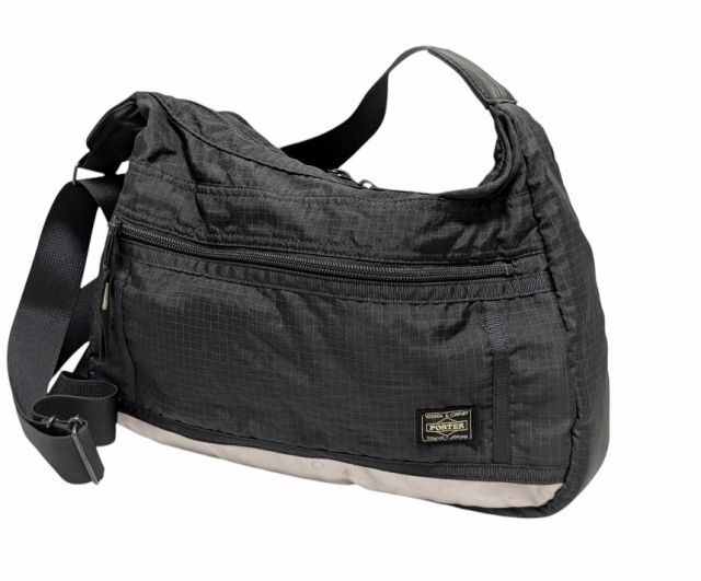PORTER ポーター　ショルダーバッグ　キャンバス　斜めがけ　ブラック ポーター ショルダーバッグ ブラック 黒 斜め掛け