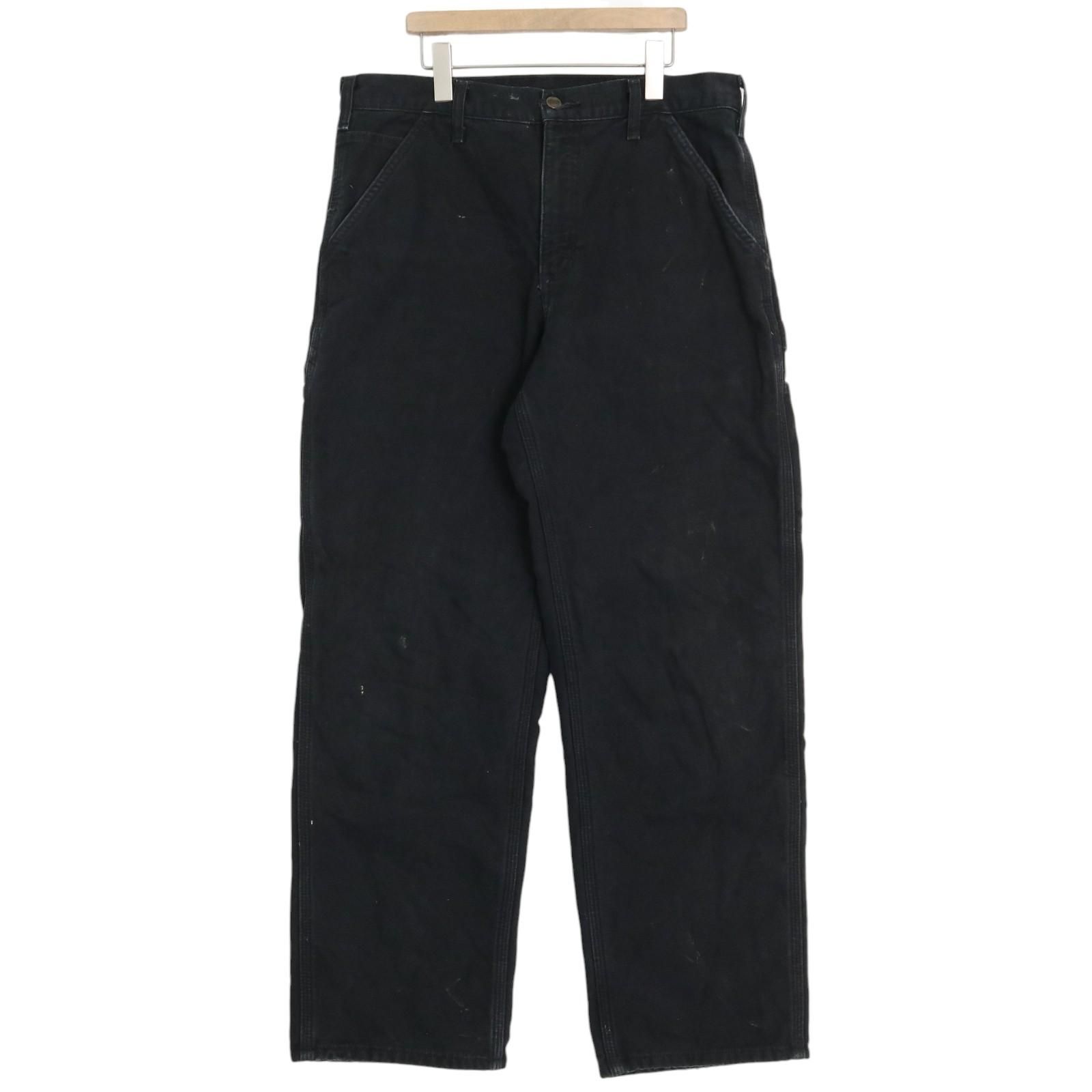 Carhartt カーハート ダック ペインターパンツ ワーク ブラック メンズ W 34 L 30 古着 A 2043