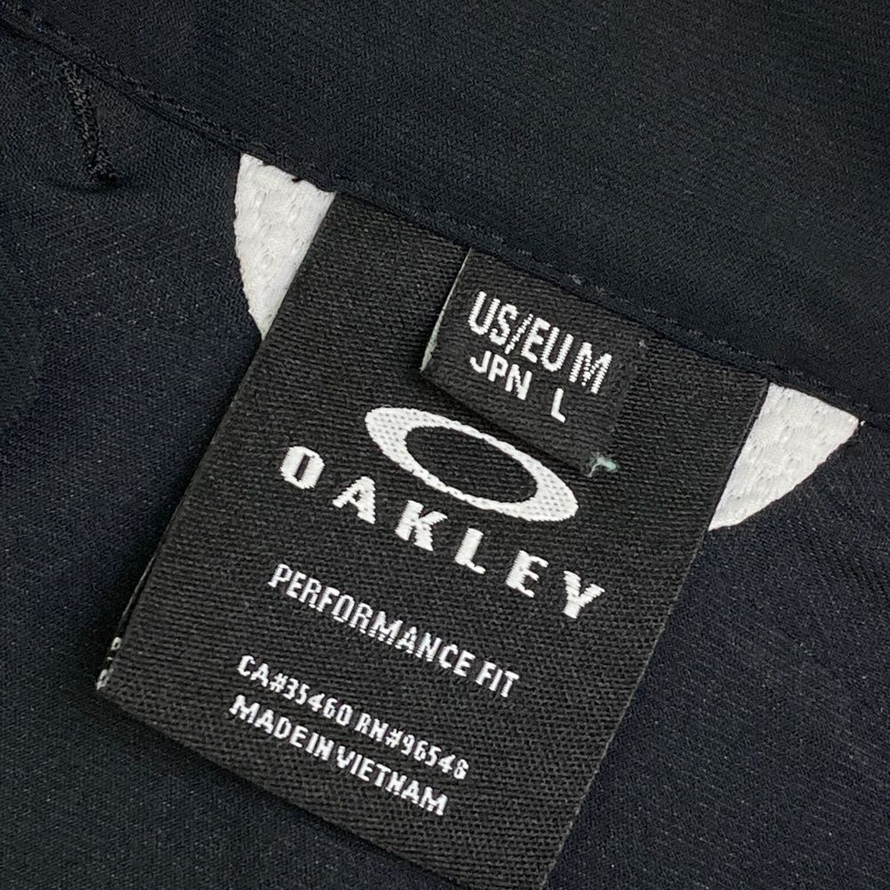 ・OAKLEY オークリー スカル ハーフジップ 半袖 シャツ ゴルフ ウェア サイズ：L OAKLEY オークリー FOA403512 ハーフジップ 半袖Tシャツ