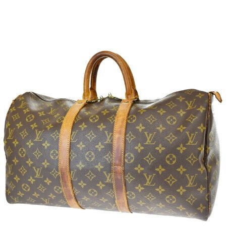 【中古】 ルイヴィトン LOUIS VUITTON キーポル 45 ボストンバッグ ハンド トラベル 旅行かばん モノグラム レザー M41428 86MH600
