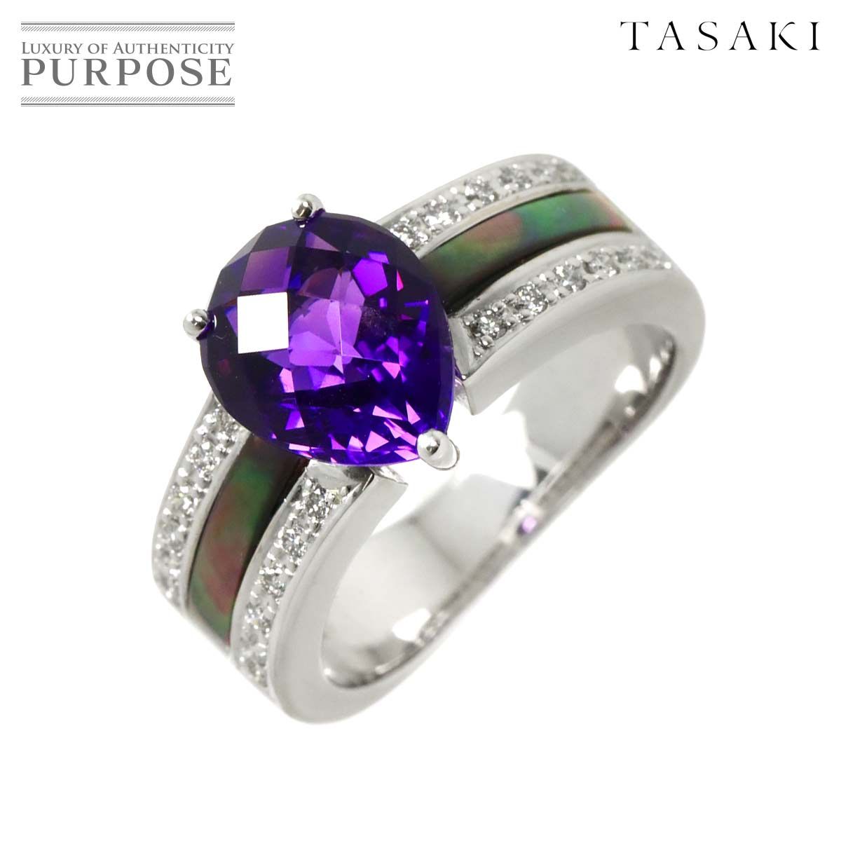 タサキ TASAKI K18 アメシスト リング ルミノ 定価27万 タサキ TASAKI K18 アメシスト リング ルミノ 定価27万 - メルカリ