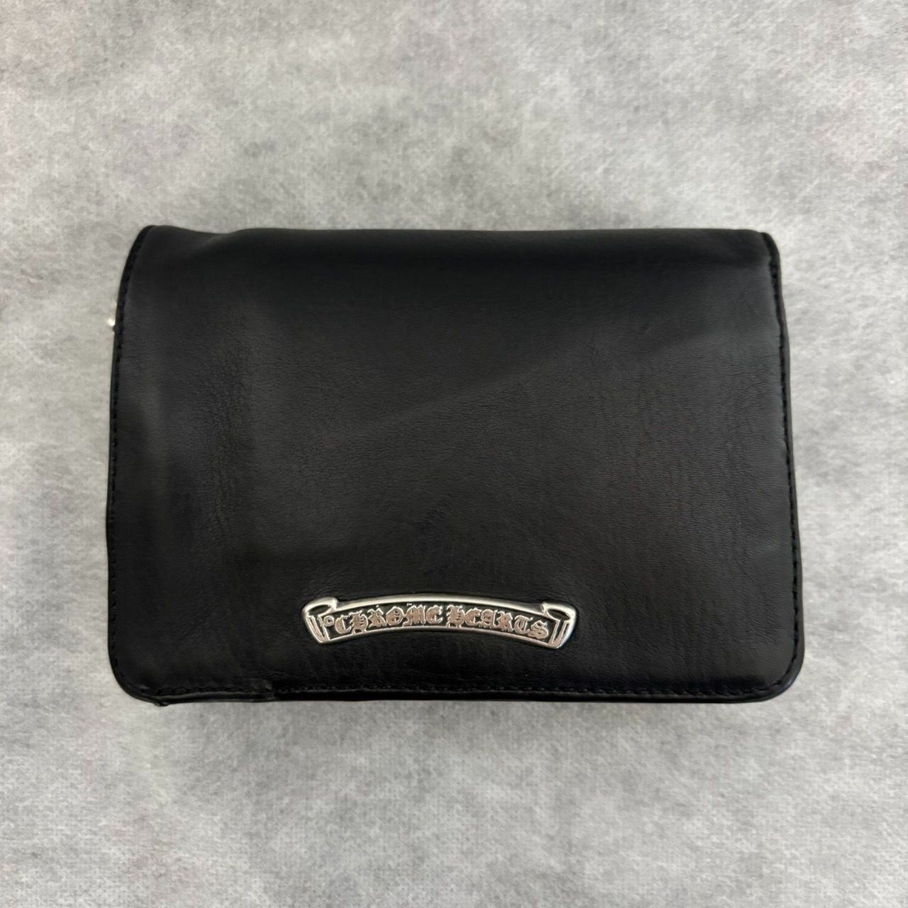 CHROME HEARTS クロムハーツ Joey Wallet ジョーイ ウォレット 財布 レザー 本革 メンズ レディース 黒 ブラック