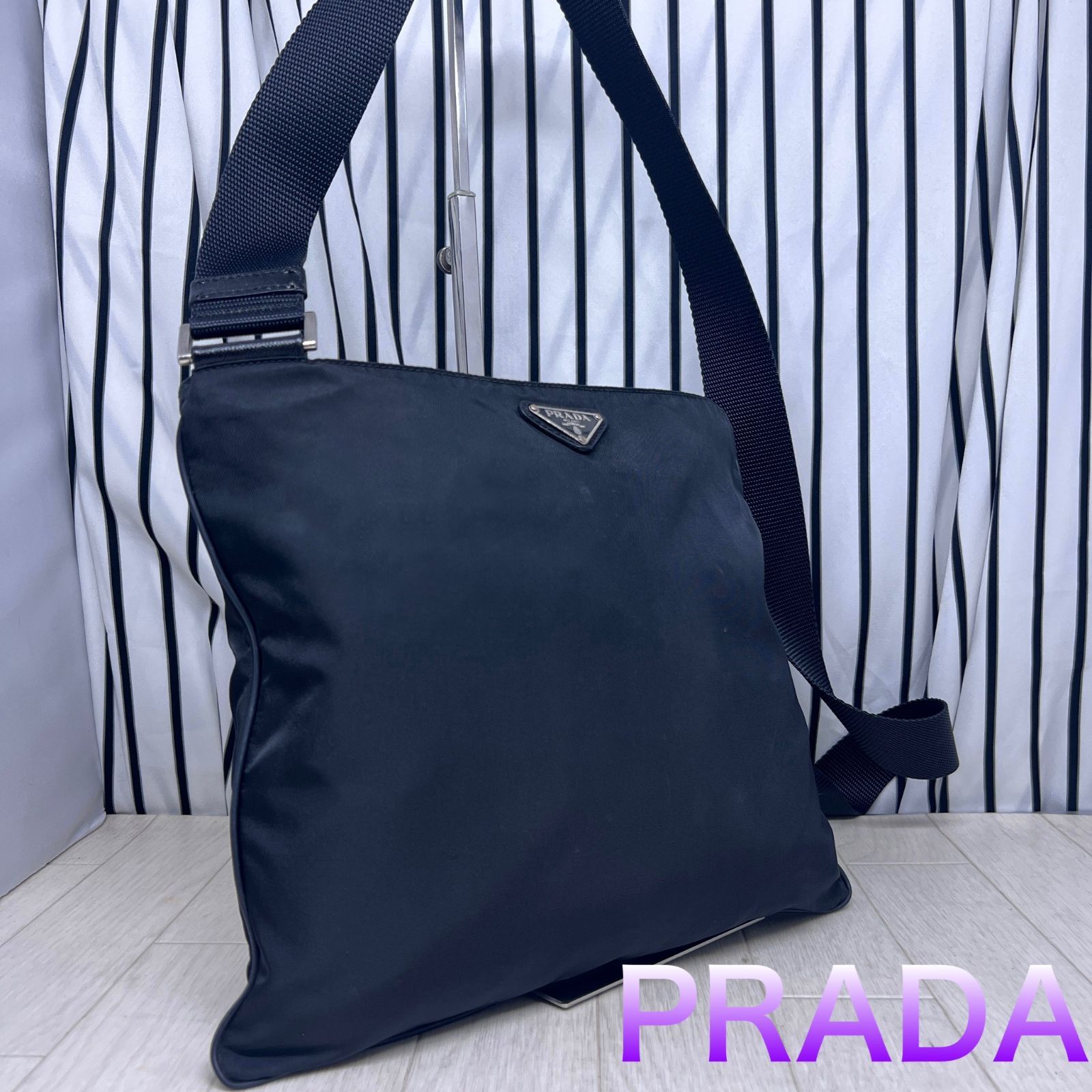 【美品】PRADA×プラダ 斜めがけショルダーバッグ