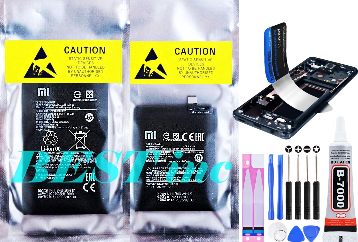 【 新品 】Xiaomi Mi Mix Fold 初代 cetus M2011J18G シャオミ バッテリー容量:5020mAh(２個組 2560mAh+2460mAh) 電圧制限:3.87V