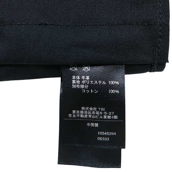 ○★新品未使用　Schott（ショット）　ライダース　トートバッグ　ブラック Schott ショット トートバッグ メンズ レディース ブランド 本革