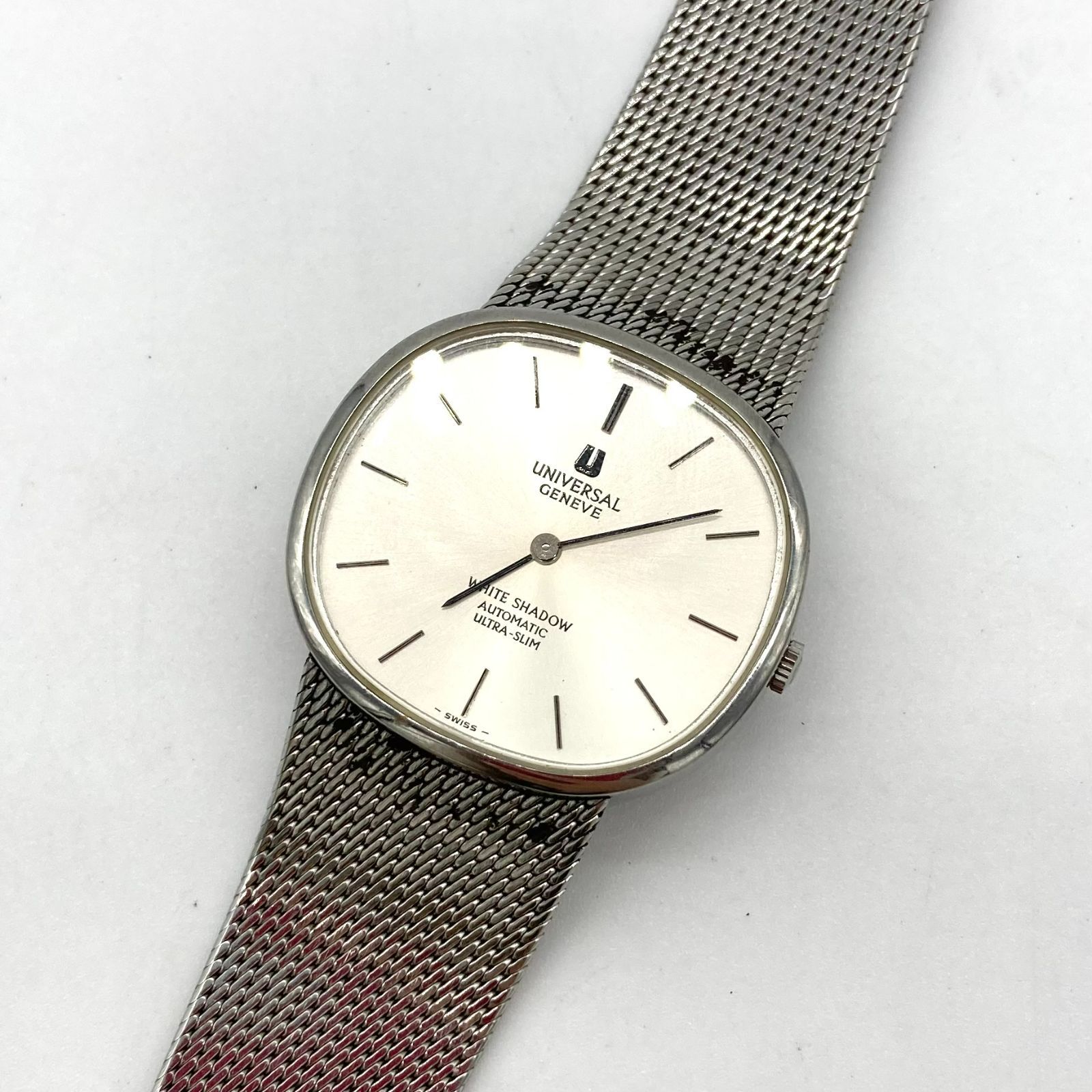 ▽【稼働品】UNIVERSAL GENEVE/ユニバーサルジュネーブ ホワイト 