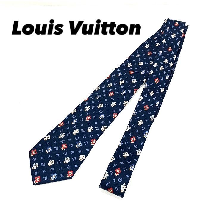 LOUIS VUITTON ルイヴィトン シルク ネクタイ クラヴァット ソー