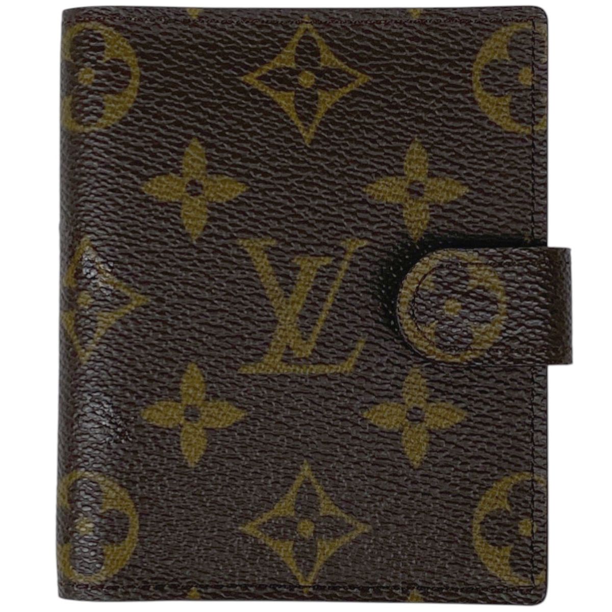 ルイ ヴィトン Louis Vuitton アジェンダ ミニ システム手帳 カードケース 手帳 ブックカバー モノグラム ブラウン R20007 レディース