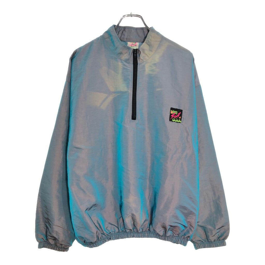 80年代 USA製 Surf Style サーフスタイル ハーフジップ プルオーバー