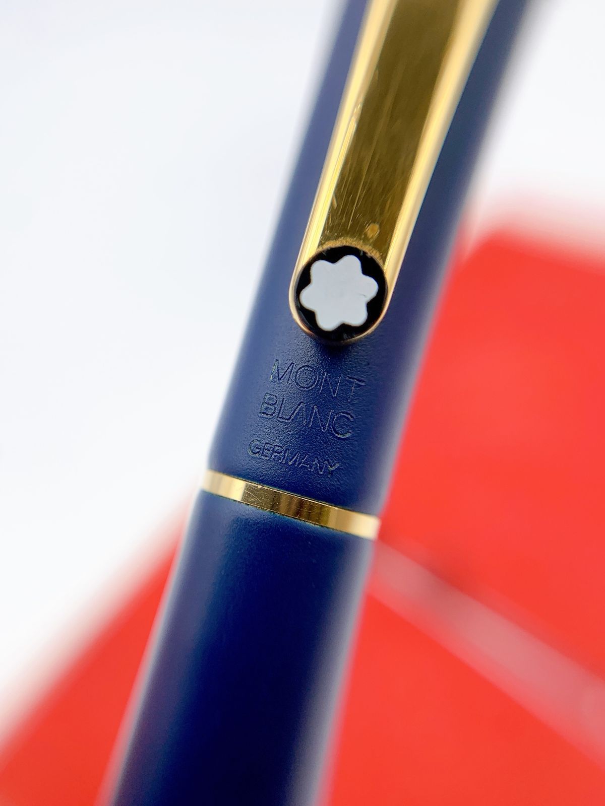 MONTBLANC/モンブラン Sライン スリムライン ボールペン ネイビー