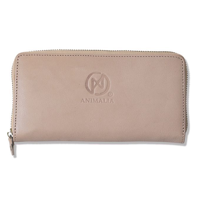 ANIMALIA アニマリア LONG WALLET-goat skin- 長財布 本革(山羊) NATURAL レザーウォレット