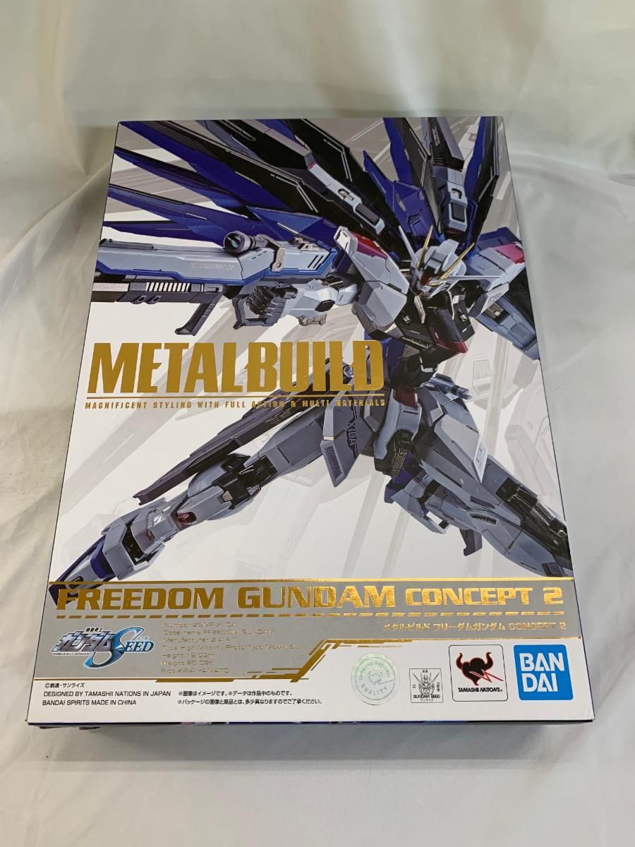 METAL BUILD 機動戦士ガンダムSEED フリーダムガンダム CONCEPT 2 約180mm ABSu0026PVCu0026ダイキャスト製 塗装済み可動フィギュア