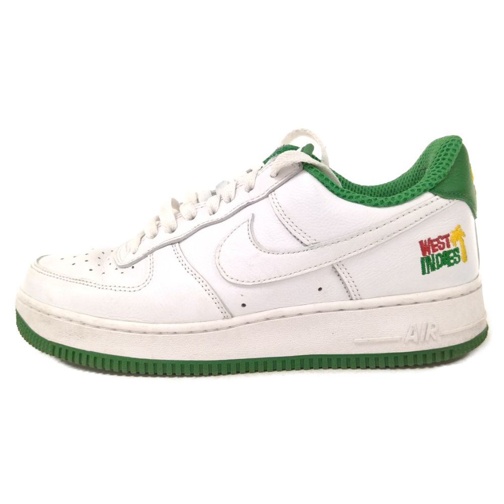 NIKE (ナイキ) AIR FORCE 1 LOW RETRO QS WEST INDIES DX1156-100 エアフォース1 ウェスト インディーズ ローカットスニーカー ホワイト/グリーン US8/26cm