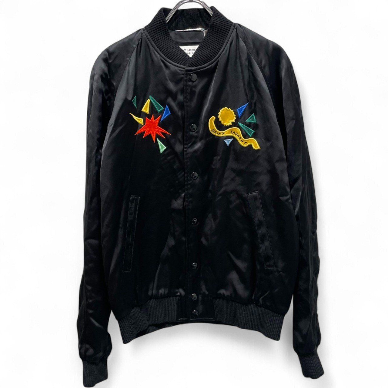 SAINT LAURENT サンローラン 561463 Love Teddy Jacket メンズ ブラック 44
