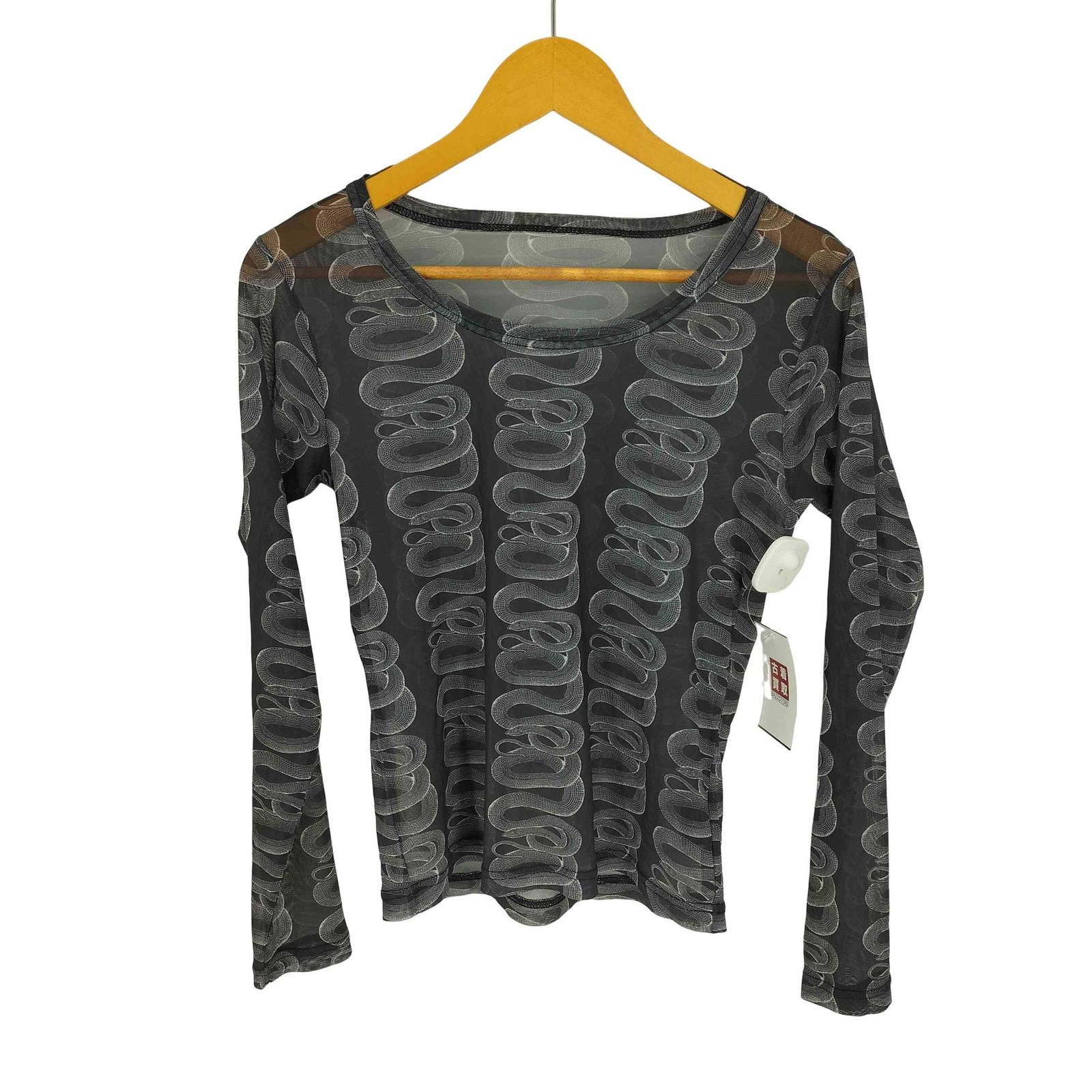 ★未使用★ヒステリックグラマー　SNAKE LOOP柄 Tシャツ　完売商品 HYSTERIC GLAMOUR（ヒステリックグラマー）の「SNAKE LOOP柄 Tシャツ