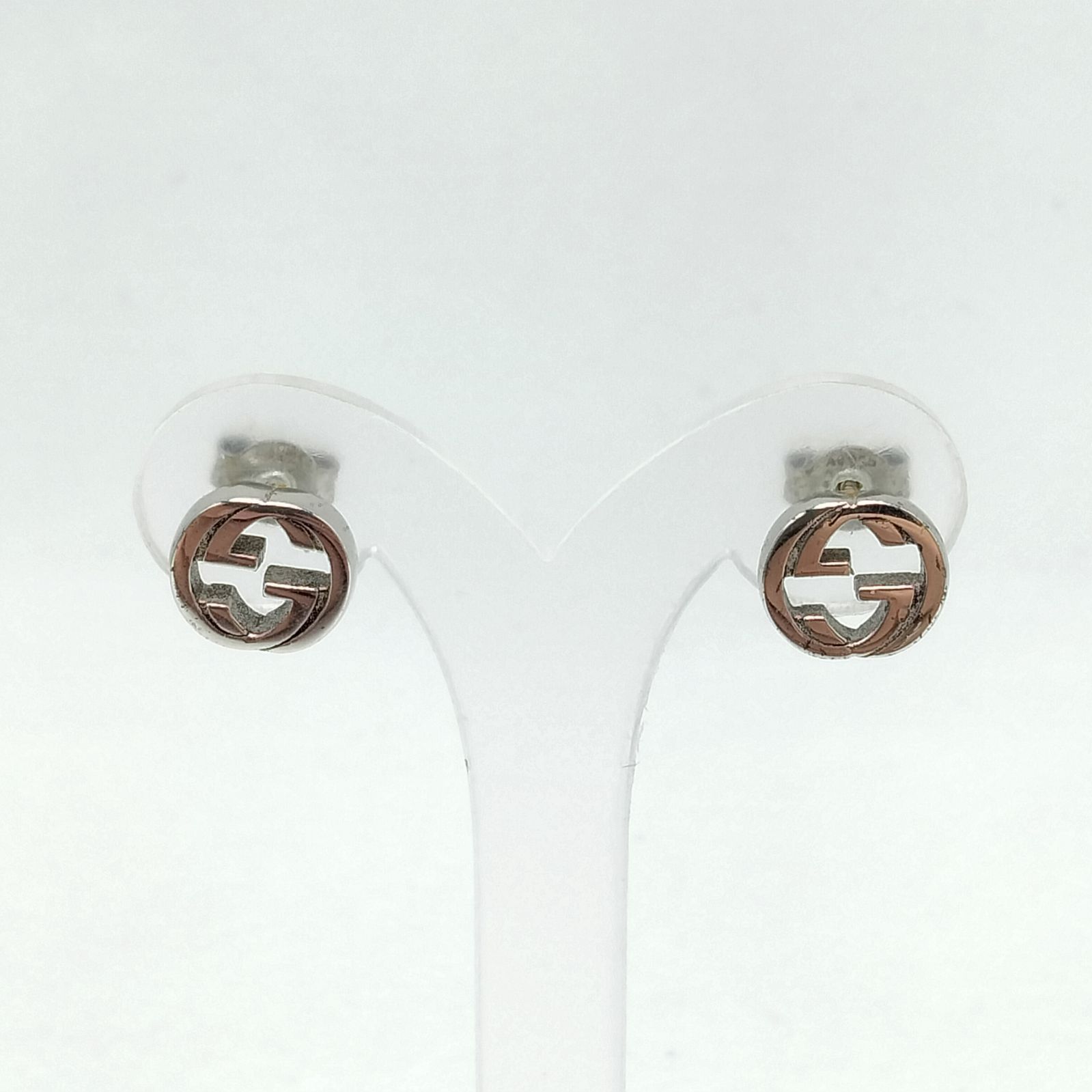 web限定アイテム ✨️GUCCI✨️グッチ シルバー925 ピアス インターロッキングG アクセサリー