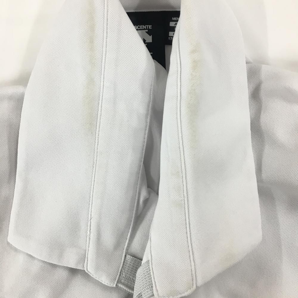 DESCENTE - 【美品】デサントゴルフ 半袖ポロシャツ 白 日本代表 中田英寿 メンズ S ゴルフウェア DESCENTE DESCENTE GOLF 【美品】デサントゴルフ 半袖ポロシャツ 白 日本