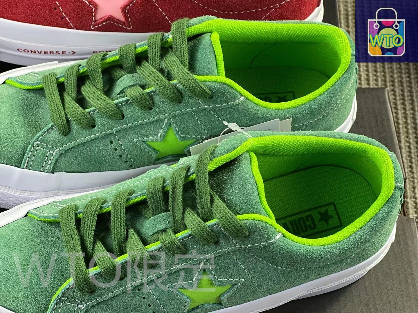 大人气大セール現品【今日特価】Converse One Star クラシックスエードボードシューズ ミューグリーン！送料無料！在庫限定のお得な価格です！ 産後 靴