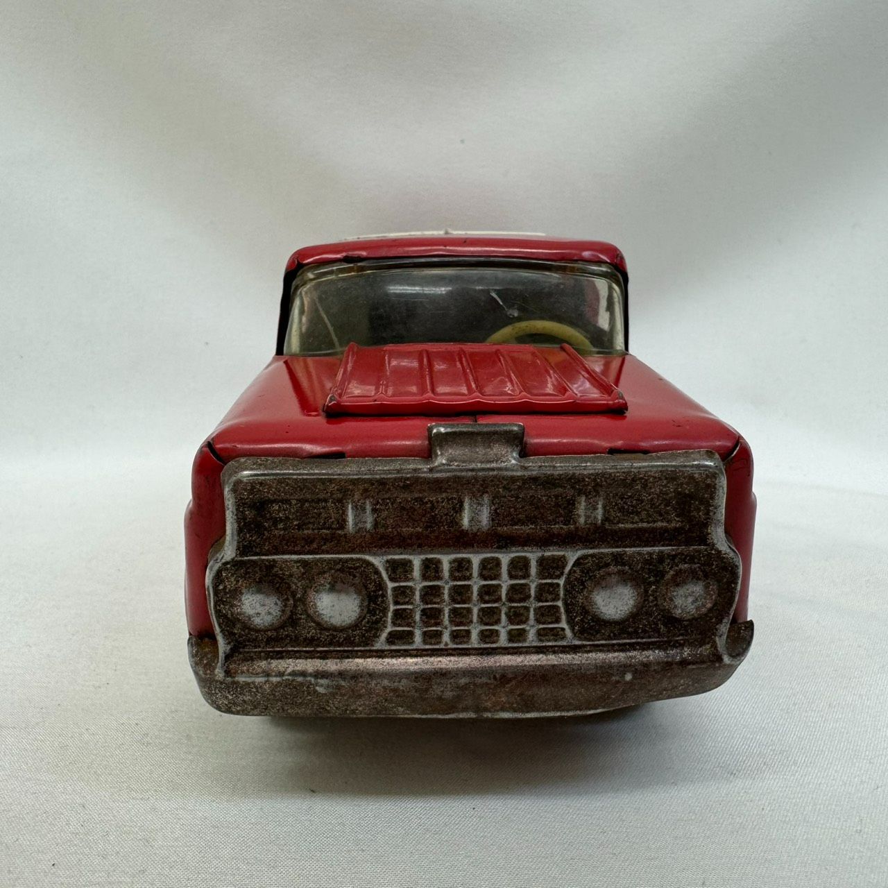 K【ヴィンテージ】1950年代 マルサン ブルドックトイ 郵便車 ブリキ