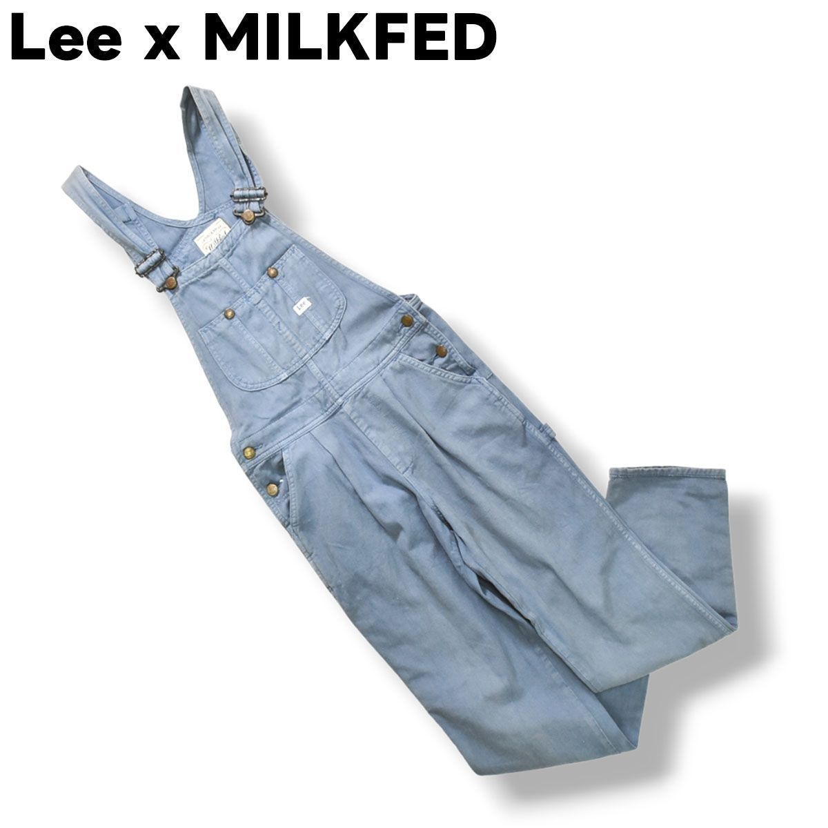 美品】 リー Lee x ミルクフェド MILKFED コラボ サロペット