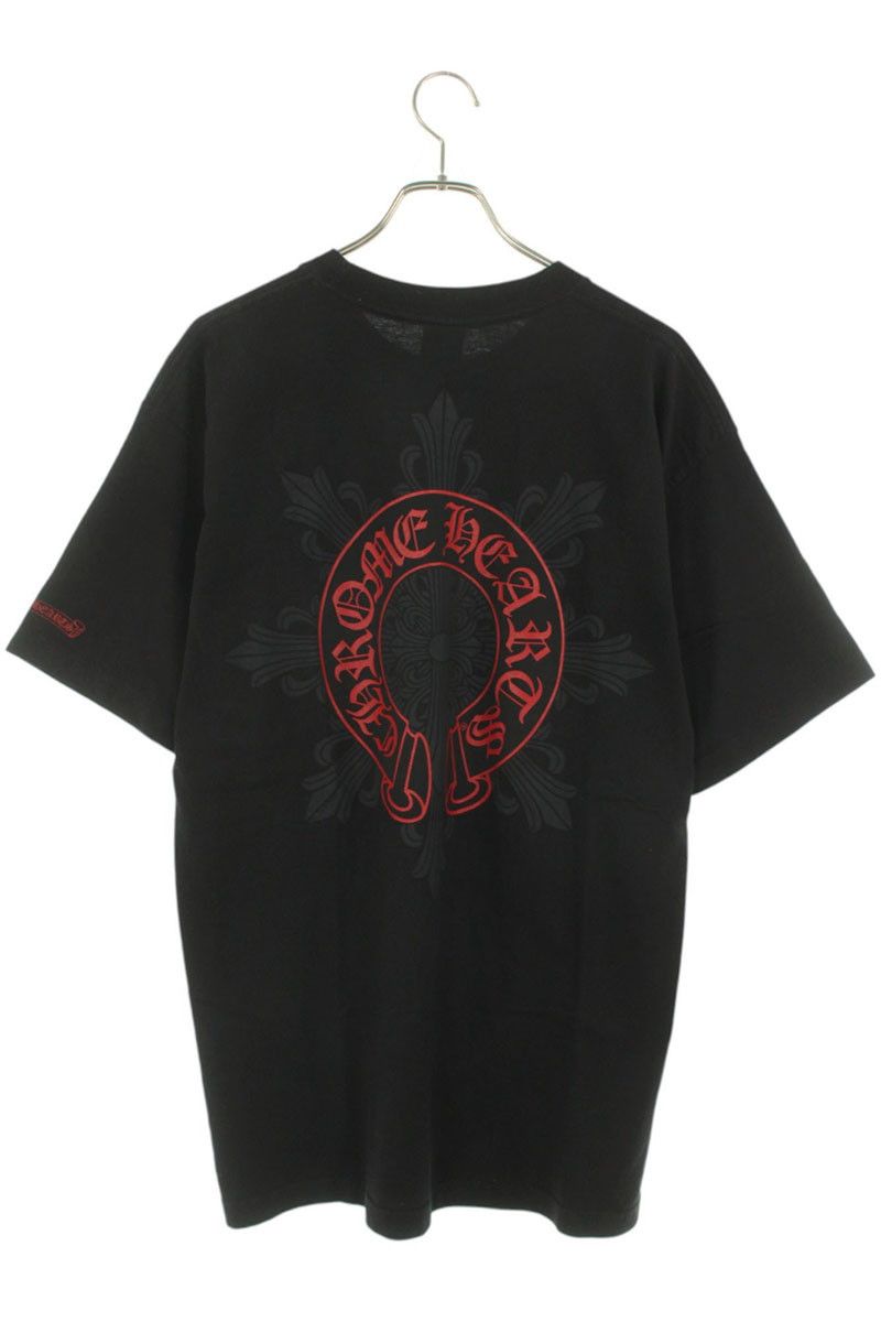 クロムハーツ CH T-SHRT/1 バックホースシュープリントTシャツ メンズ  