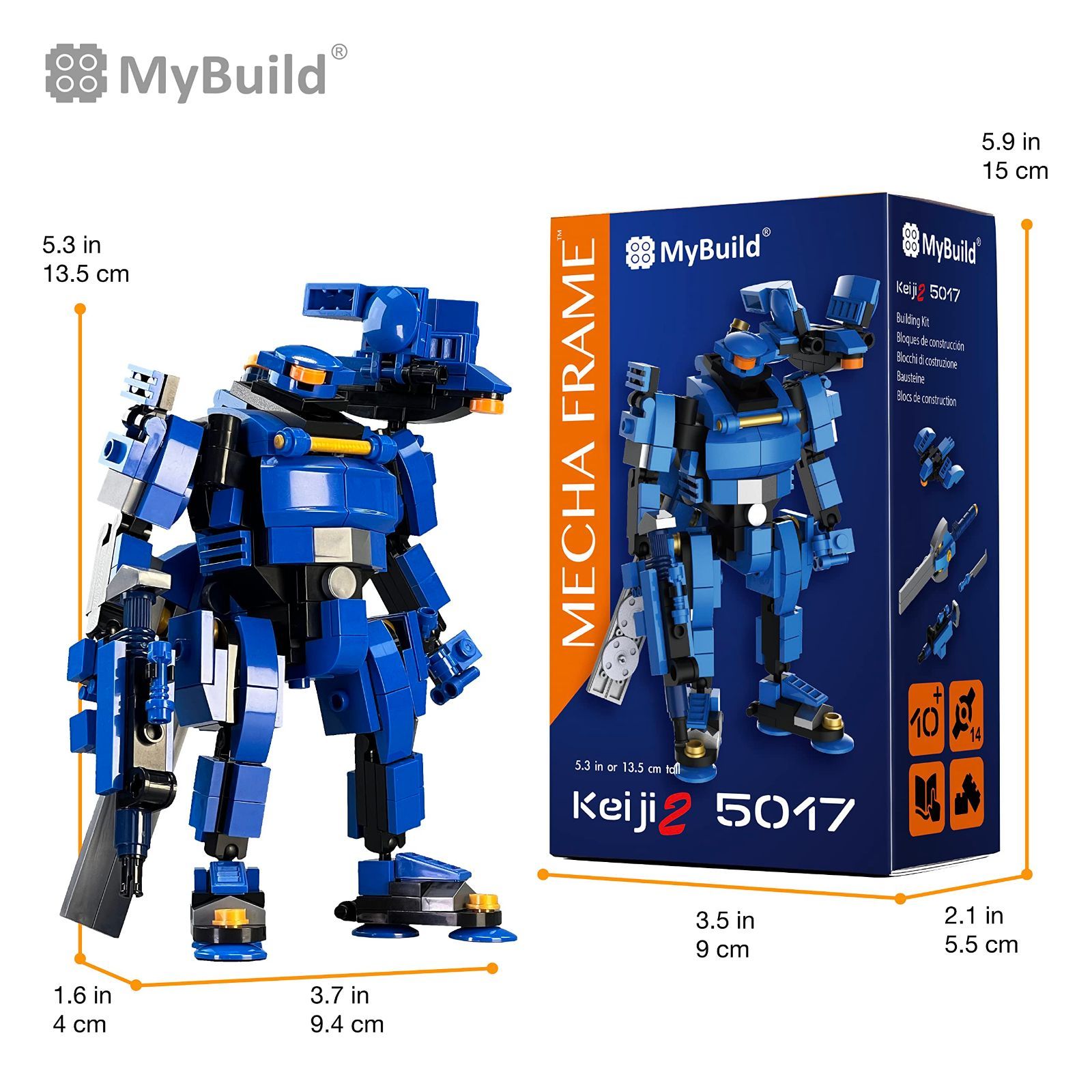 大人気】MyBuild (マイビルド) 5017 ケイジ 2 メカフレーム ロボット