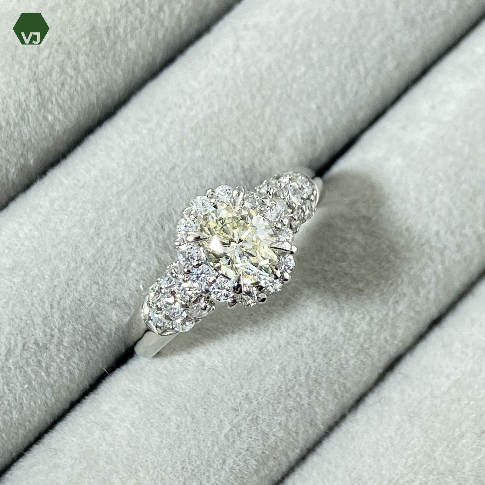 15‐3】ダイヤモンド リング D1.099ct【中古】【PT900 】【10.5号】☆By 