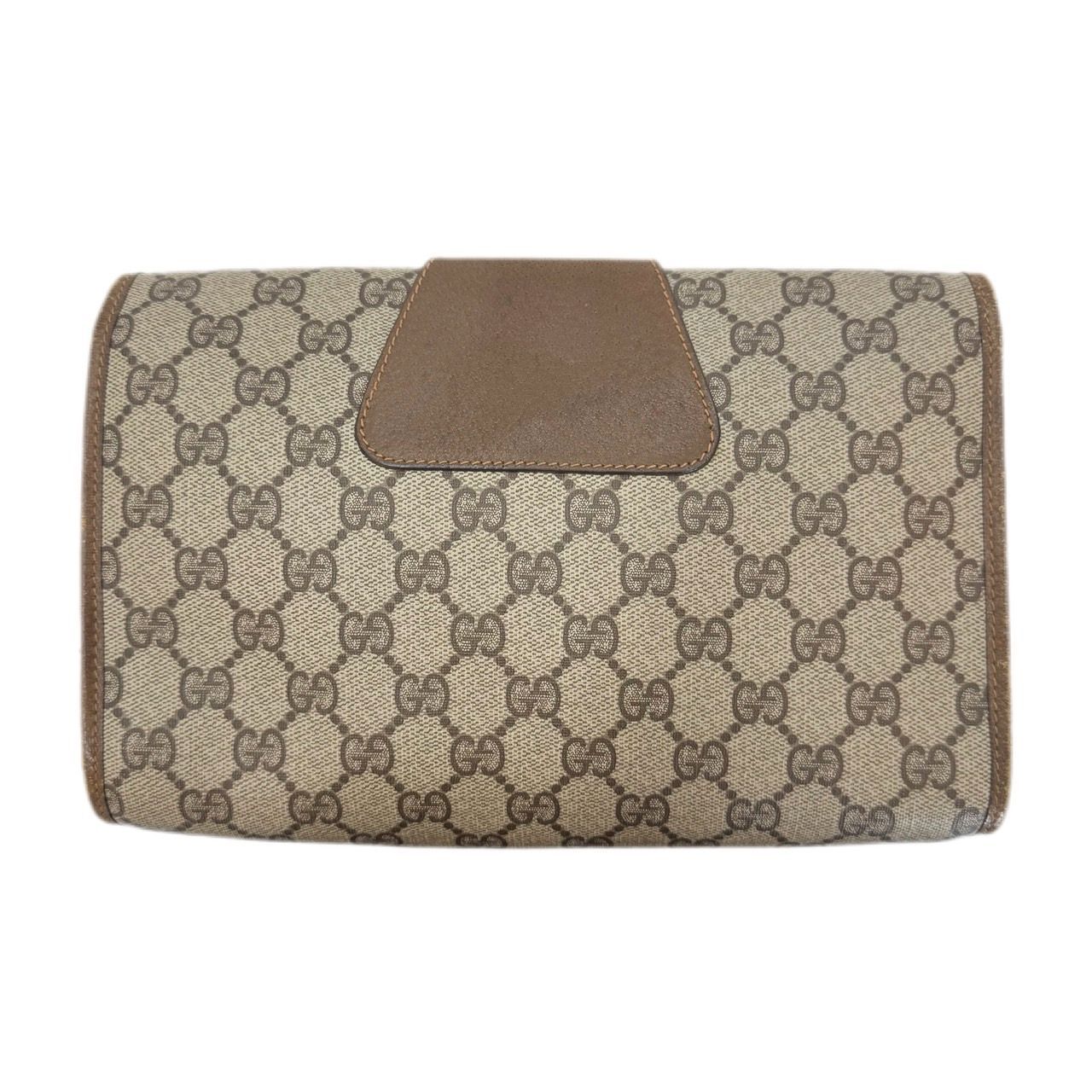 GUCCI クラッチバッグ GGスプリーム×シェリーライン 156・01・030 GUCCI グッチ クラッチバッグ GGスプリーム シェリーライン オールド