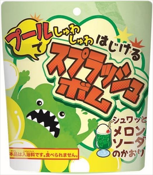 まとめ買い-48点セット スプラッシュボム シュワッとメロンソーダの香り ヘルス 入浴剤