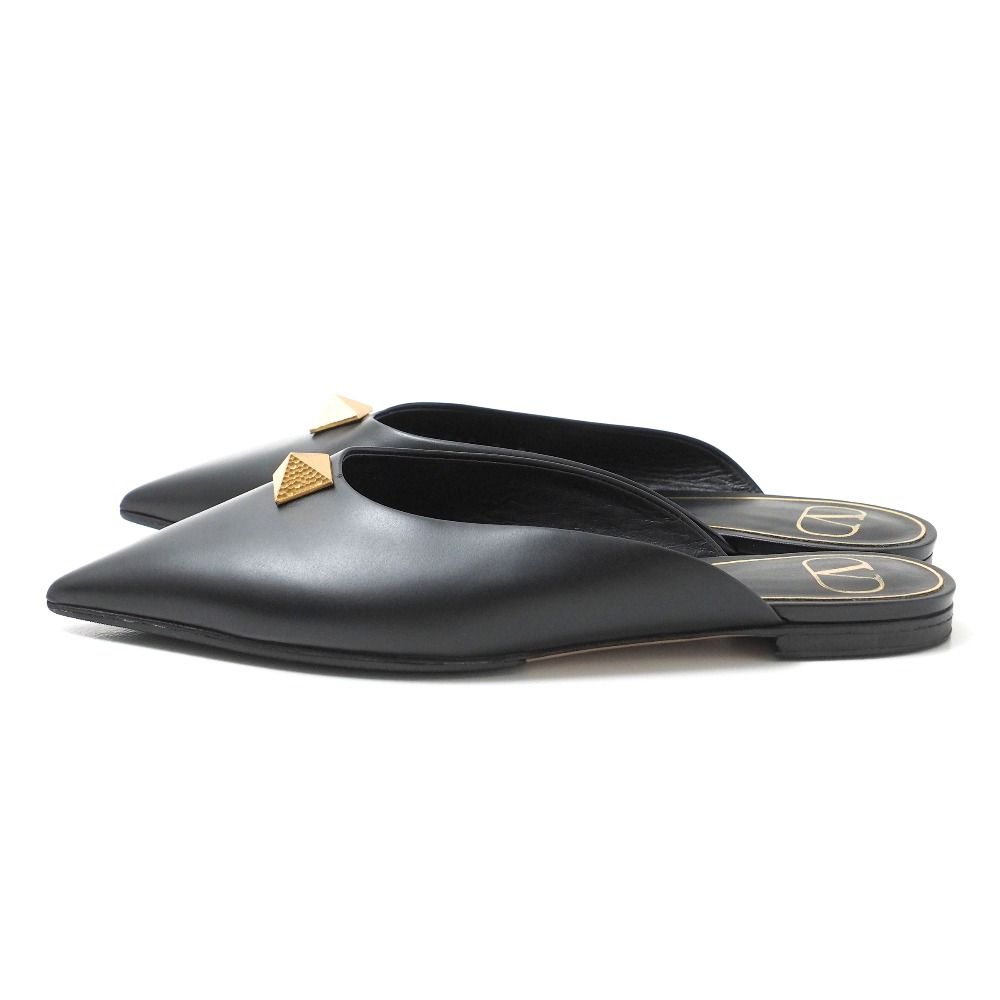 VALENTINO GARAVANI ローマンスタッズ ミュール サンダル Valentino Garavani ローマンスタッズ サンダル 60mm | ブラック