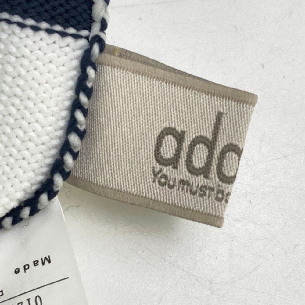 サイズ：50 ADABAT アダバット  ニット セーター ボーダー柄 グレー系 [240101423059] ゴルフウェア メンズ ストスト ADABAT アダバット ニット セーター ボーダー柄 グレー系 サイズ