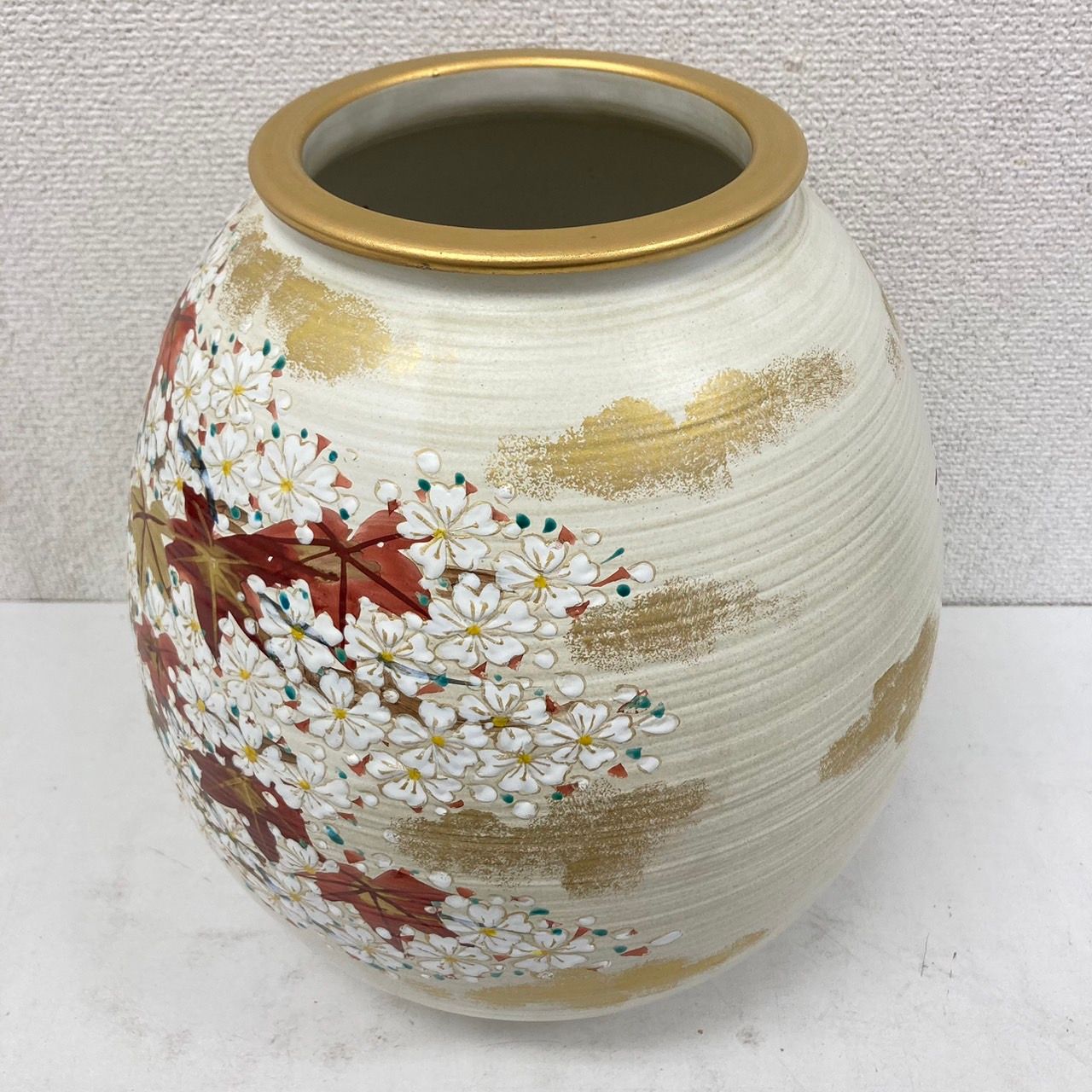 清水焼 斉藤雲楽 花瓶 - 陶芸