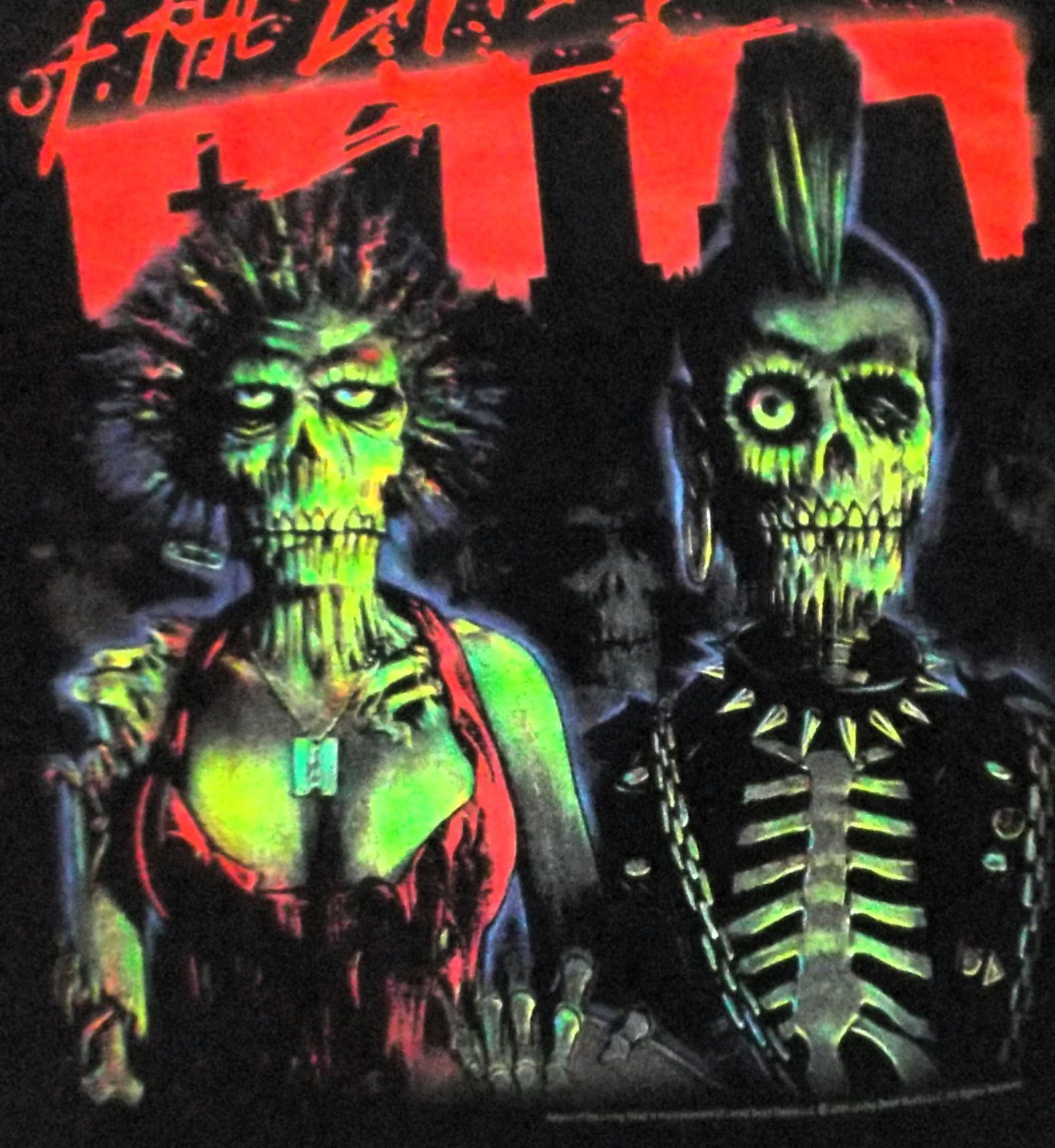 バタリアン Tシャツ THE RETURN OF THE LIVING DEAD ZOMBIES POSTER 正規品 ゾンビ 映画 - メルカリ