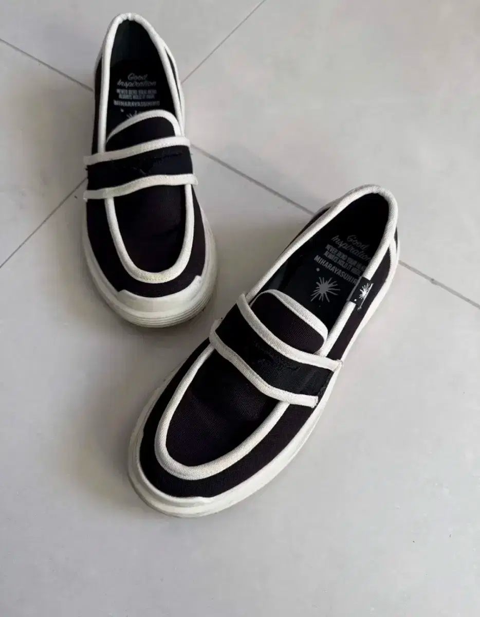 メゾンミハラヤスヒロ ブラック ローファー スリッポン スニーカー 260