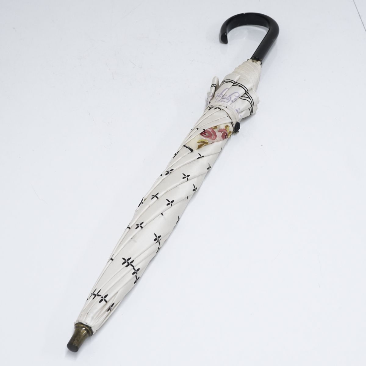 晴雨兼用日傘 LULU GUINNESS ルルギネス USED美品 かわいい 刺繍