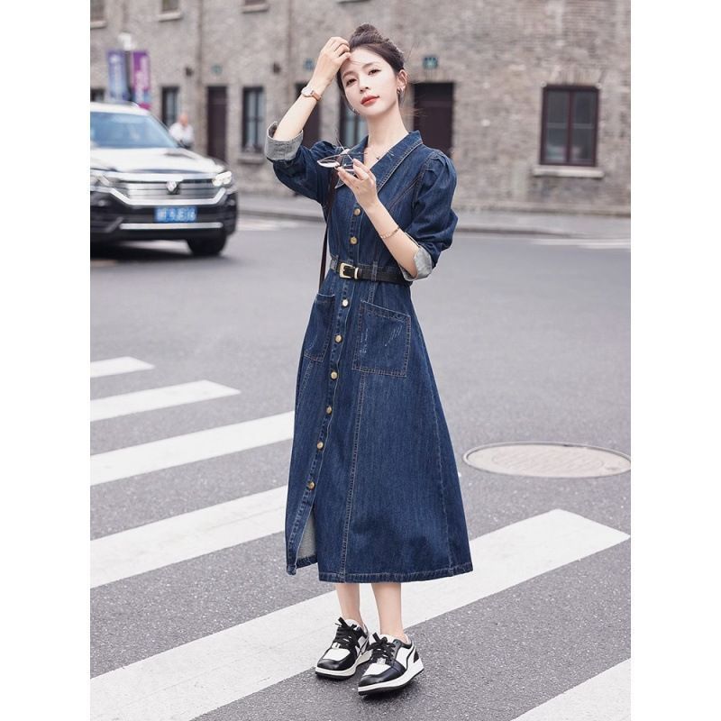 ロングワンピース ロング丈