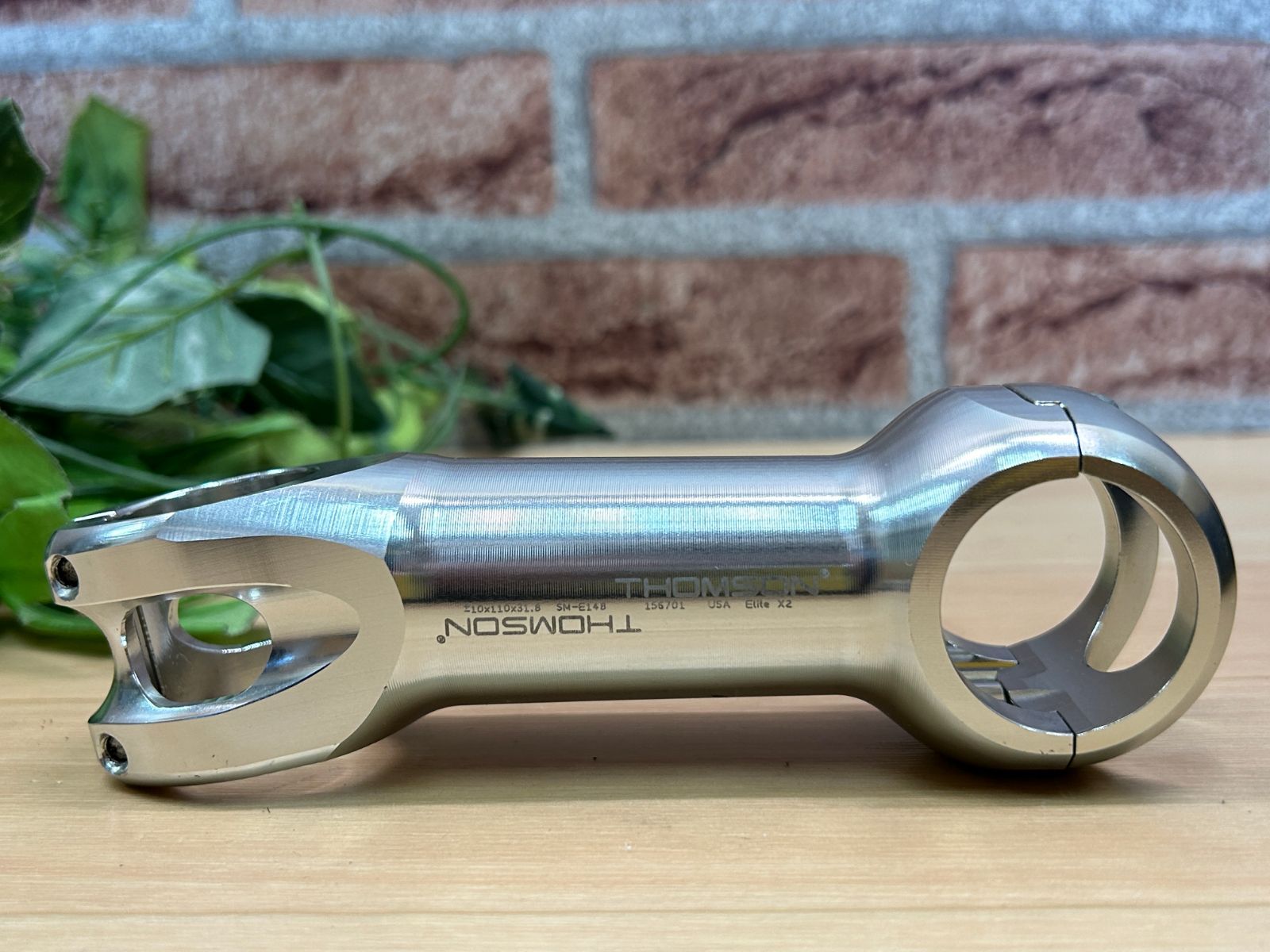 大特価sale!! 美品!! THOMSON ELITE X2 STEM 110mm 149g トムソン エリート CNC アルミステム ロード ミニベロ クロス MTB 同梱発送承り中!! M-462